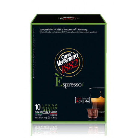 Vergnano Éspresso Lungo Intenso - kapsle pro Nespresso kávovary