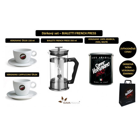 Dárkový set - BIALETTI FRENCH PRESS