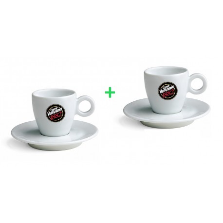 Vergnano pocelánové šálky na espresso 1+1