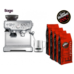 Sage AKCE - kávovar SAGE BES875BSS + 4 kg Vergnano kávy