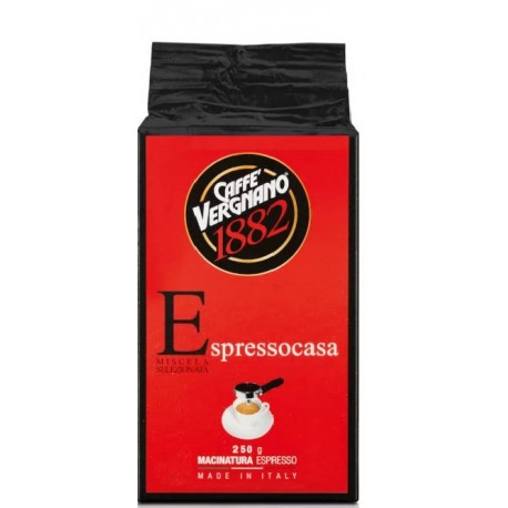 Vergnano Espresso Casa, 250g ground coffee