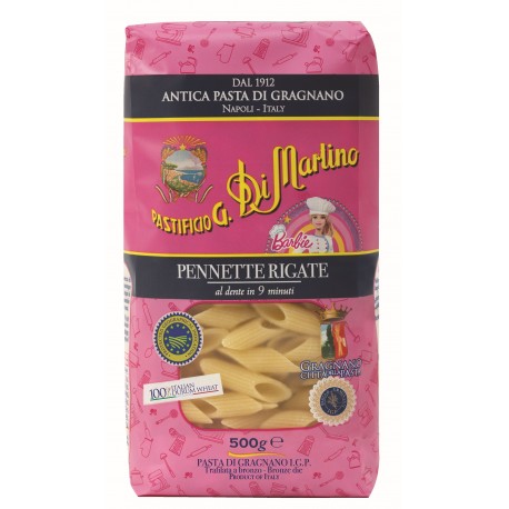 Pasta di Martino Pennette Rigata Barbie, 500g