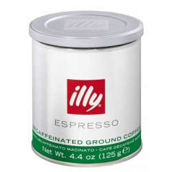 Illy mletá káva bez kofeinu 125g