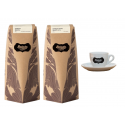 Balada Coffee set 2x 250 g zrnková káva + Espresso šálek