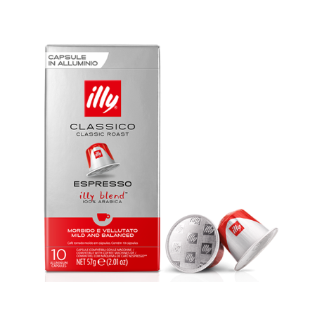 Illy classico espresso nespresso kapsle 10 ks