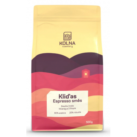 KOLNA Espresso zmes Kliďas 500 g