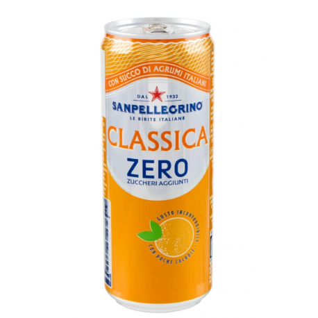 San pellegrino Classica Zero Zuccheri Aranciata 330 ml