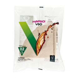 Hario Misarashi – hnedé papierové filtre V60-02 – 100 ks